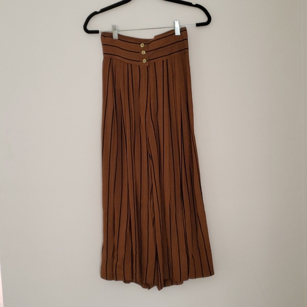 VINTAGE striped Gaucho Pants